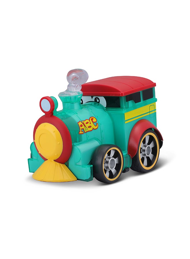 BB Junior Push & Glow - Train Toy For Kids Green 22.86x15.24x16.51cm  - Image 2