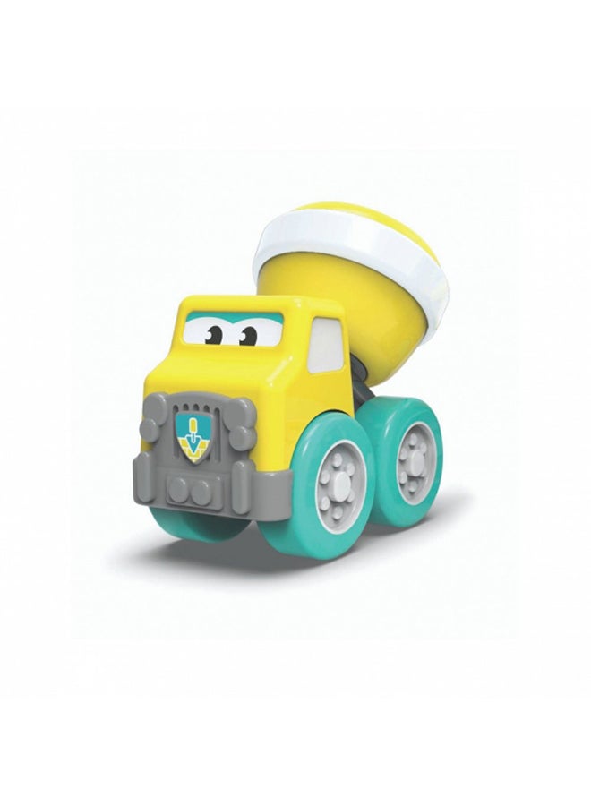 BB Junior Cement Mixer Truck With Drum Multicolour 24.77x14.61x21.59cm  - Image 3