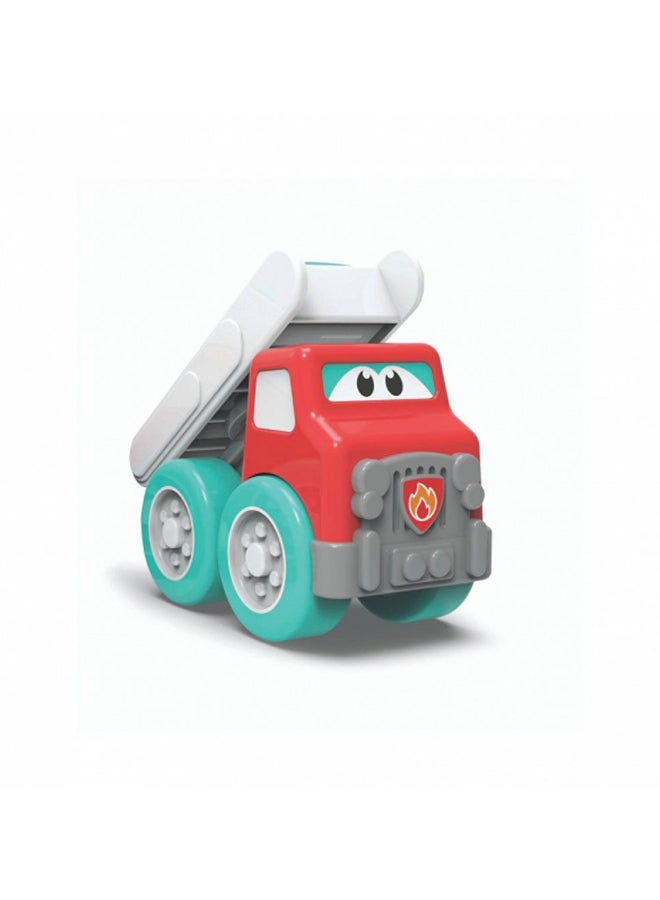 BB Junior 2 In 1 Drive N Rocking Fire Truck With Piano Multicolour 47.94x45.09x26.67cm  - Image 3