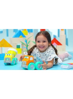 BB Junior Cement Mixer Truck With Drum Multicolour 24.77x14.61x21.59cm  - Image 4