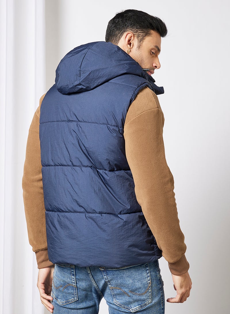 JACK & JONES Padded Gilet Navy  - Image 3