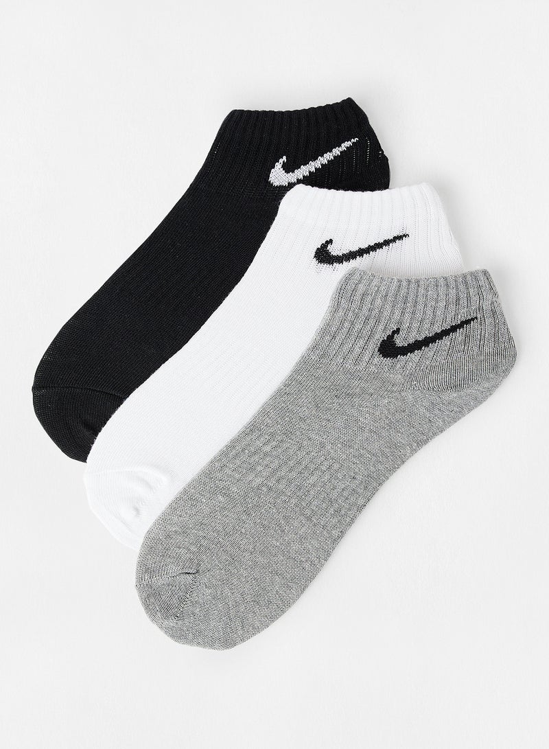 Nike Everyday Training Ankle Socks (Pack of 3) Multicolour - Image 1