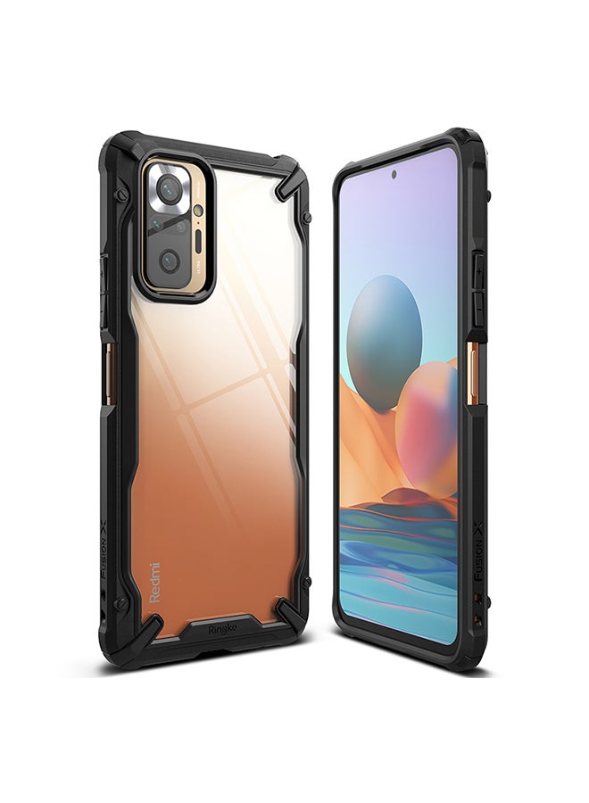Ringke Shock Absorption TPU Bumper Case Cover For Xiaomi Redmi Note 10 Pro/10 Pro Max Black - Image 1