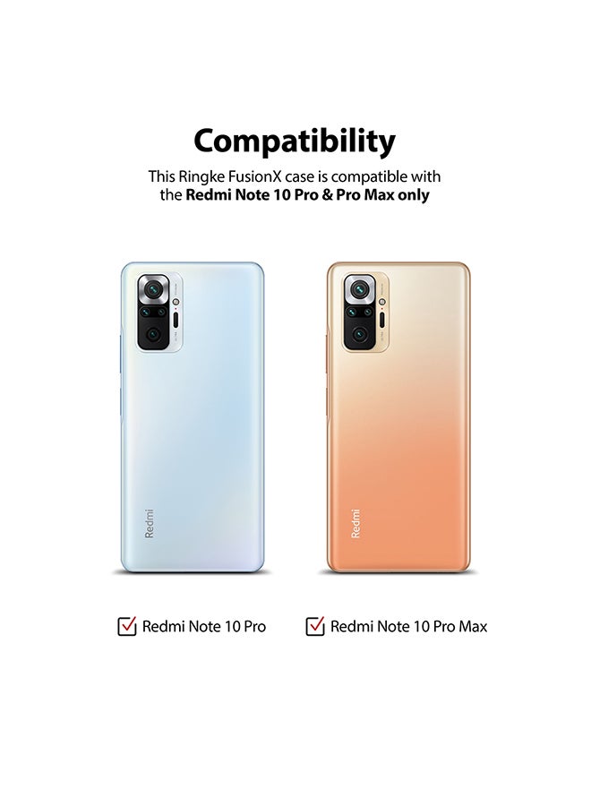 Ringke Shock Absorption TPU Bumper Case Cover For Xiaomi Redmi Note 10 Pro/10 Pro Max Black - Image 5