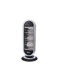 Carbon Heater Adjustable Thermostat With Automatic Tip-Over Protection 1200.0 W GQH28523 Black/Grey