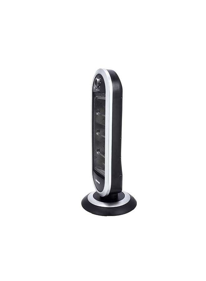 GEEPAS - Carbon Heater Adjustable Thermostat With Automatic Tip-Over Protection 1200.0 W GQH28523 Black/Grey - Image 1