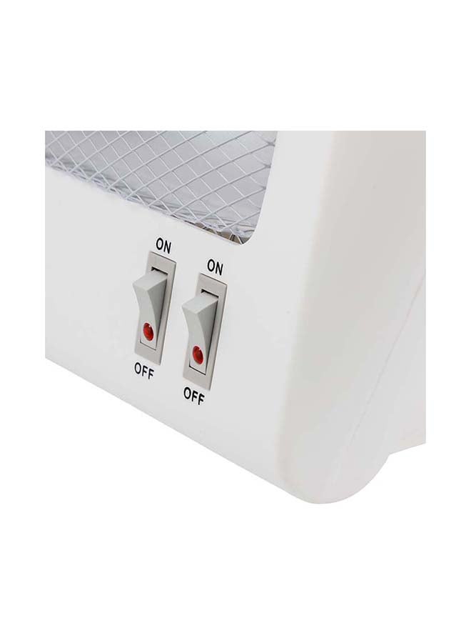 GEEPAS - Quartz Heater| High Performance Heater with 2 Heating Power| Quartz Tubes with Instant Heating and Automatic Tip-Over Protection| Long and Equably Heating| Light-Weight and Portable| 2 Years Warranty 800.0 W GQH28522 White - Image 1