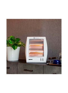 GEEPAS Quartz Heater| High Performance Heater with 2 Heating Power| Quartz Tubes with Instant Heating and Automatic Tip-Over Protection| Long and Equably Heating| Light-Weight and Portable| 2 Years Warranty 800.0 W GQH28522 White  - Image 5