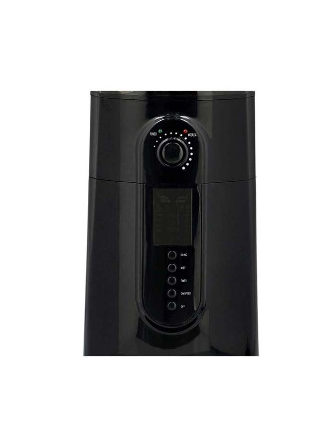 GEEPAS - 16" Mist Fan With LCD Display & Remote Control 3 Speed Setting & Breeze Modes  Oscillation & Tilt Function  0.5-7.5H Timer Function  Transparent Water Tank  Home & Office Use 0.0 L 75.0 W GF21161 Black - Image 1