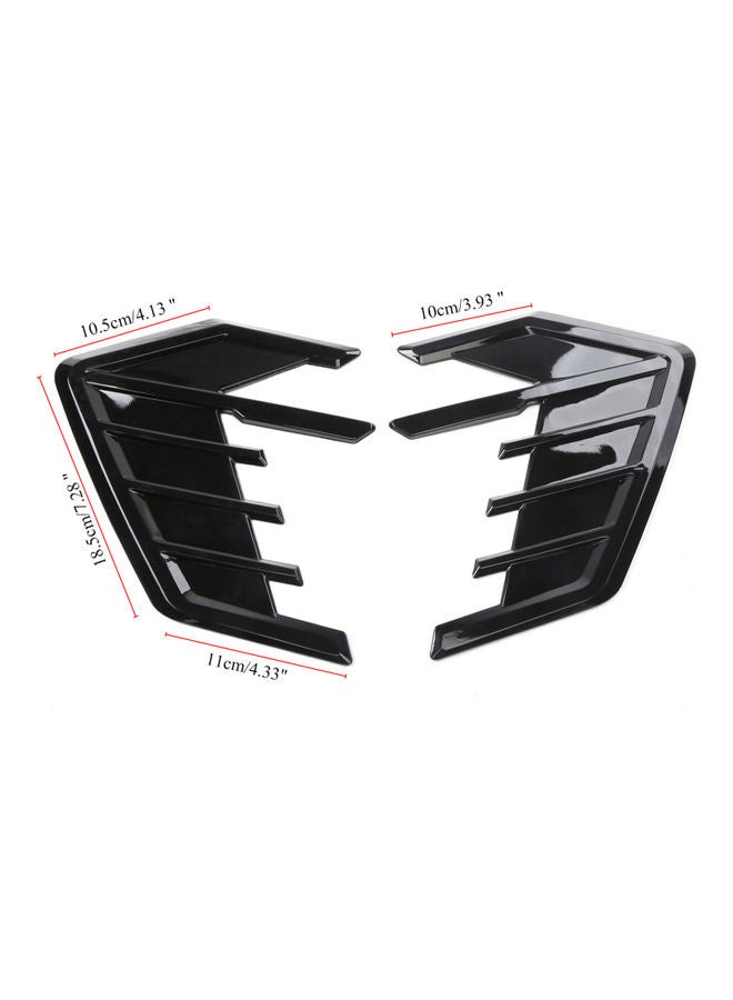 Generic - 2-Piece Universal Car Fender Side Vents Decor - Image 1