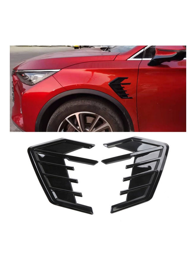 Generic - 2-Piece Universal Car Fender Side Vents Decor - Image 1