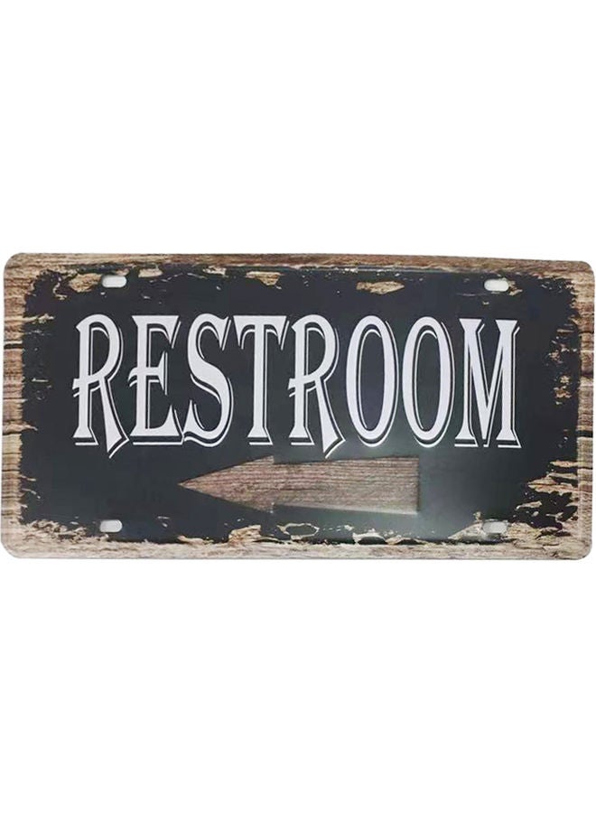 LINGWEI Vintage Feel Rustic Home Wall Decor Multicolour 30 X 30 X 0.5cm - Image 1