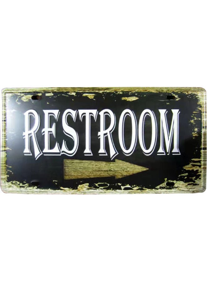 LINGWEI Vintage Feel Rustic Home Wall Decor Multicolour 30 X 30 X 0.5cm - Image 1