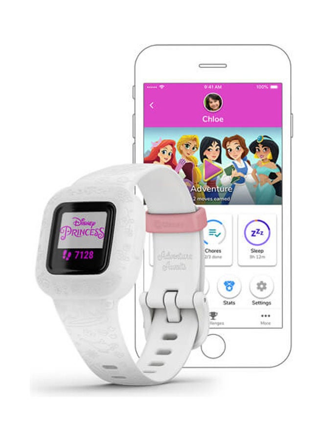GARMIN Vívofit JR 3 Disney Princess Fitness Tracker White  - Image 1