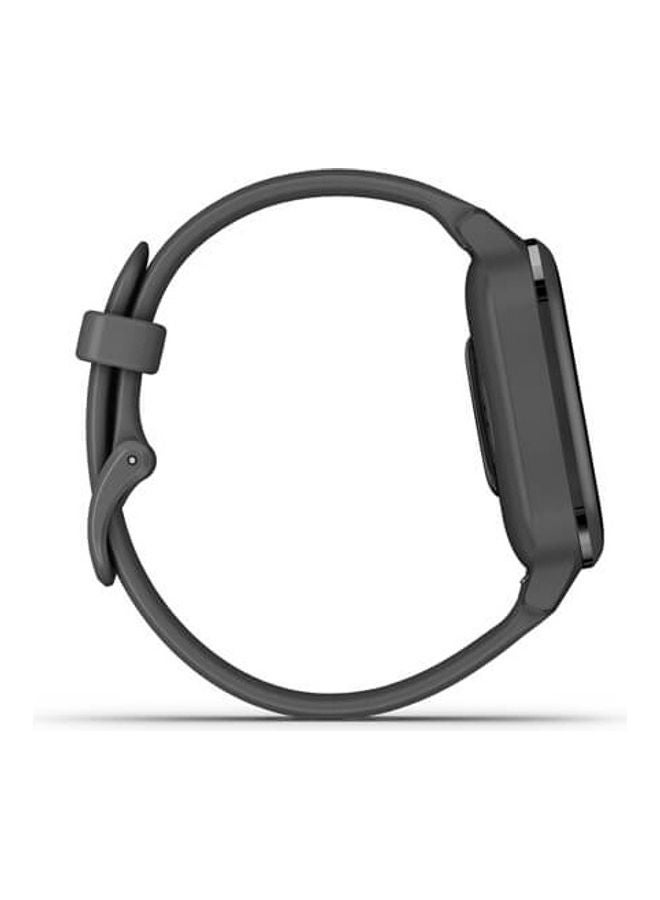 GARMIN - Venu Sq - 40.6MM - Up To 6 Days Of Battery Life - 1.3 inch Liquid Crystal Display, Scratch Resistant, Corning Gorilla Glass 3, Heart Rate Monitor, All Day Stress Monitor, Touch To Pay, Smart Notification, iOS and Android Compatible Grey - Image 1