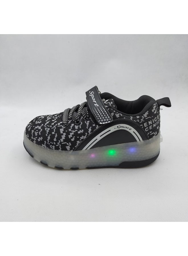 Generic Roller Skates Shoes With Single Wheel 28 EU  - Image 3