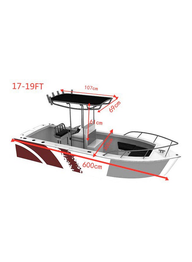 Generic Heavy Duty 210D Waterproof Boat Cover Fits For Boats 17-19FT  - Image 3