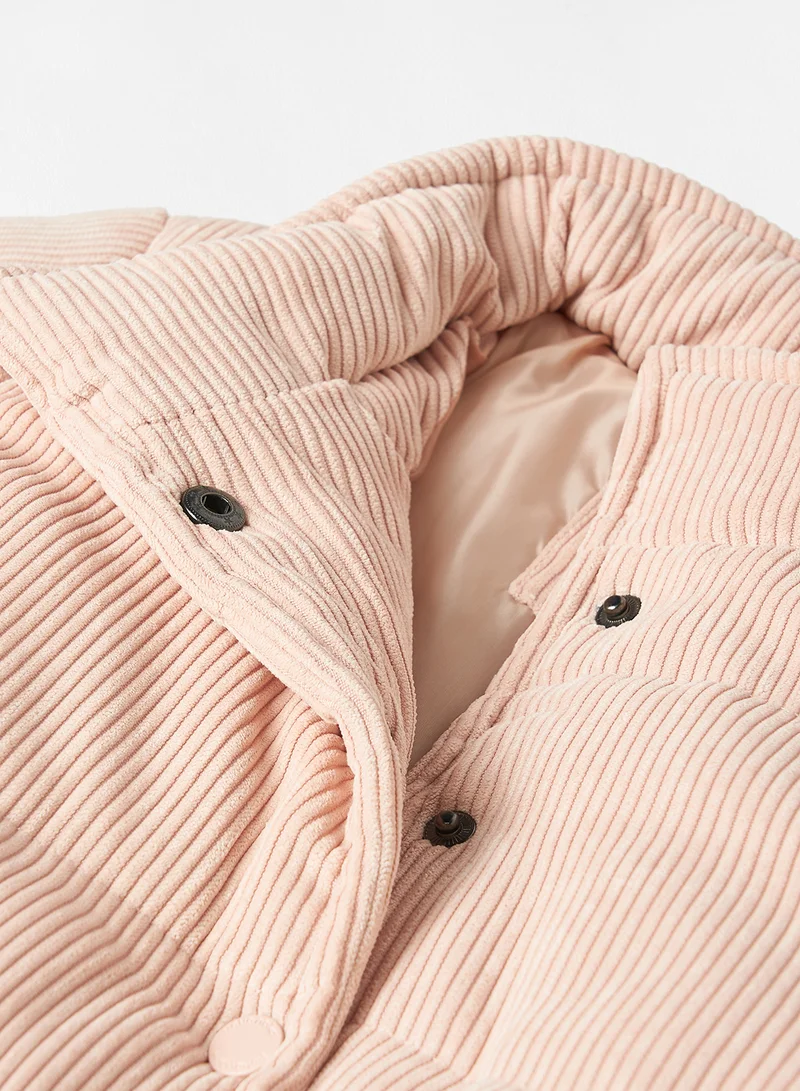 koko noko Kids/Teen Corduroy Jacket Pink