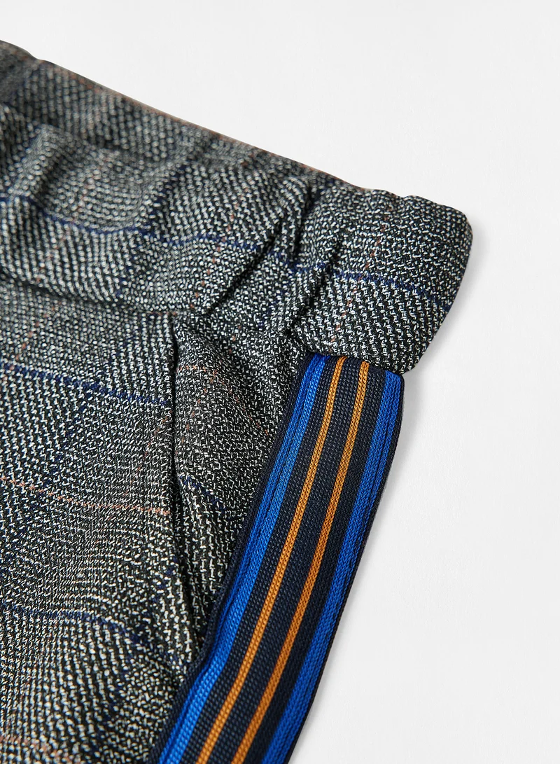 koko noko Kids/Teen Contrast Stripe Pants Grey