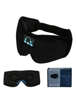 Sleeping Eye Mask  With Built-In Bluetooth Headphones Black - v1636971691/N51618716A_1