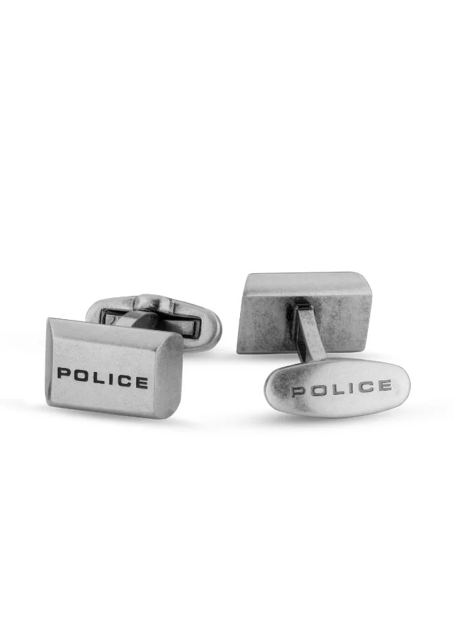 بوليس POLICE Notch Silver Cufflink for Men - PEAGC2103402