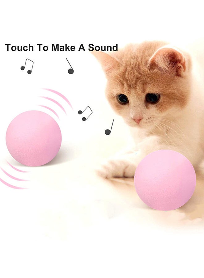 Kidle Cat Simulation Animal Vocal Call Ball Pink 5x5x5cm - Image 3