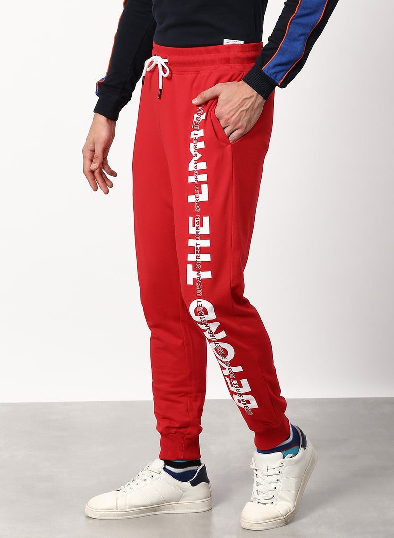 Regular Fit Joggers Red - v1636972834/N48942311V_2