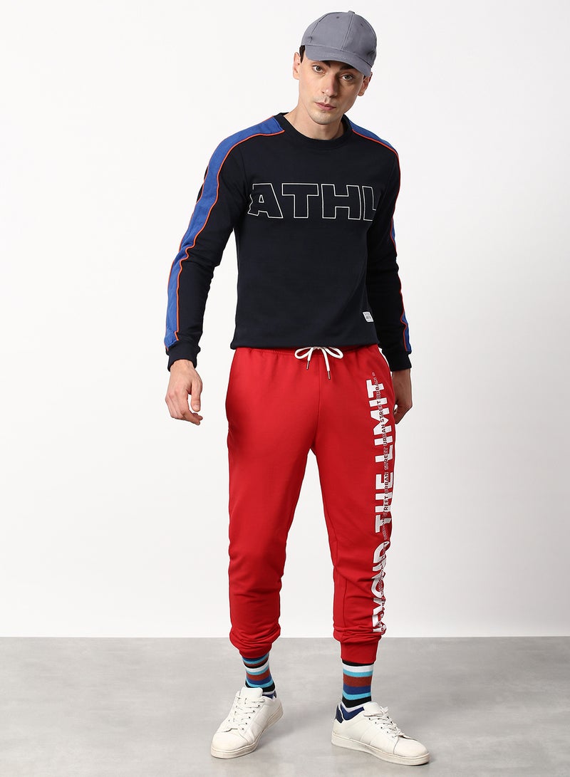 Regular Fit Joggers Red - v1636972834/N48942311V_4