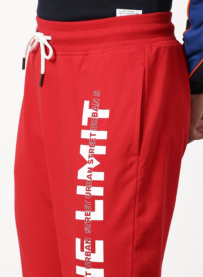 Regular Fit Joggers Red - v1636972836/N48942311V_5