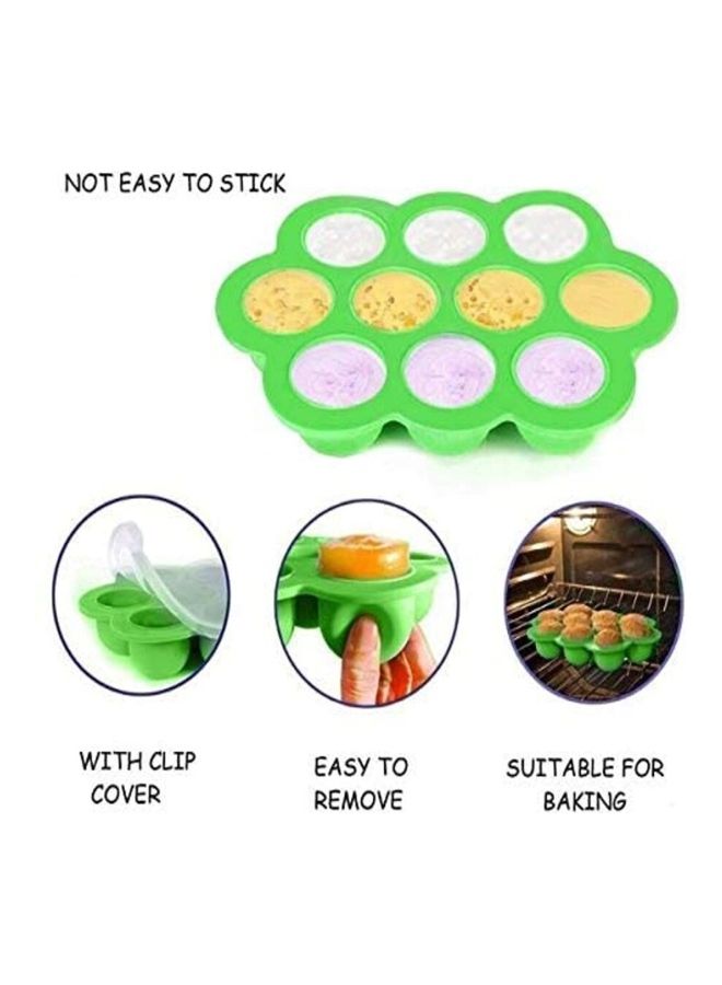 Silicone Food Freezer Tray With Clip-On Lid - Image 3
