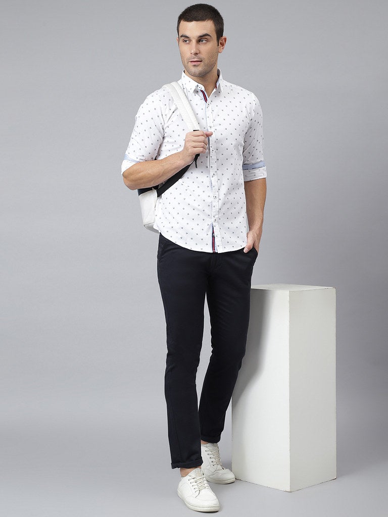 Thomas Scott All-Over Printed Shirt Snow White - Image 3