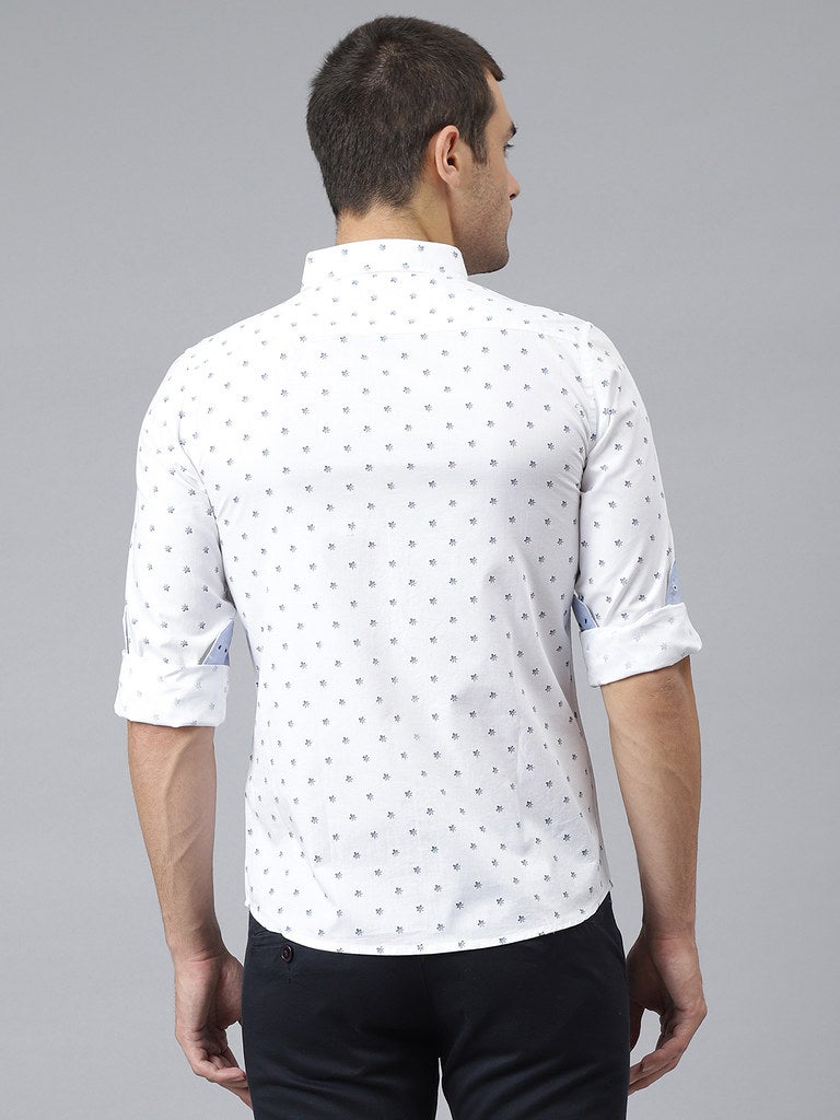 Thomas Scott All-Over Printed Shirt Snow White - Image 2