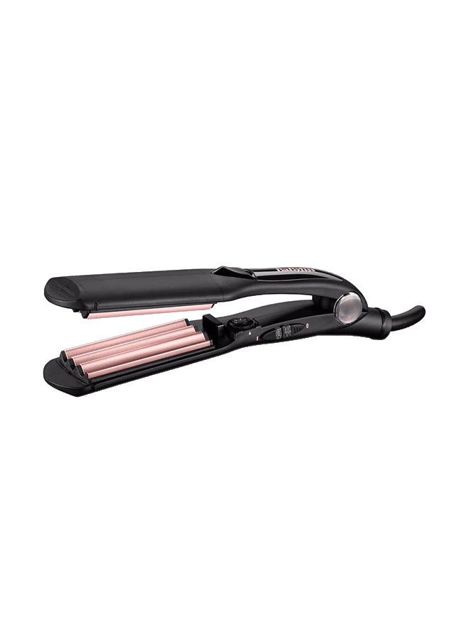 babyliss Crimper Ceramic  Hair Straightener Black/Pink  - Image 2