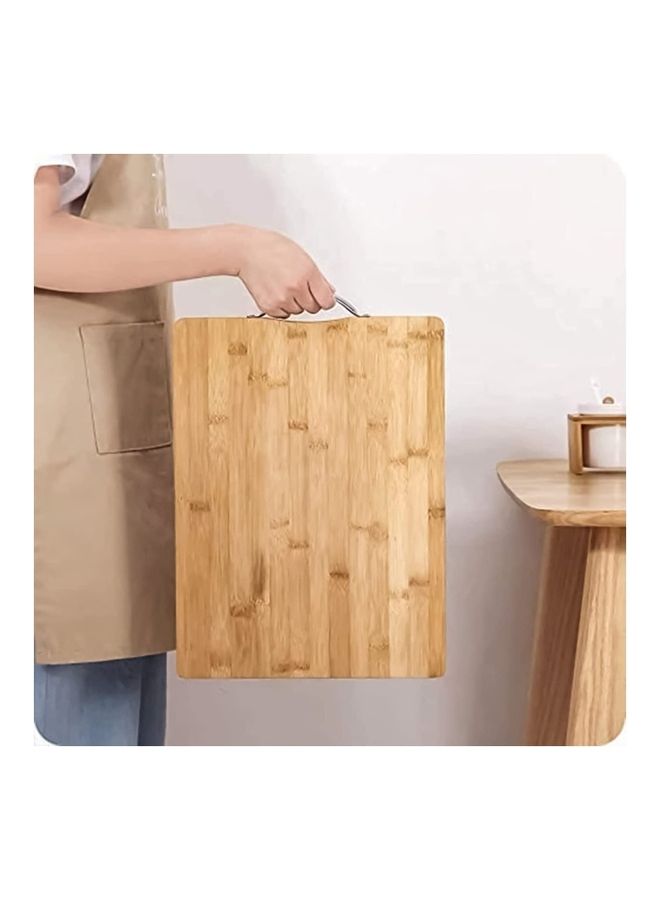 Digitek Wooden Chopping Kitchen Cutting Board Brown 20cm - Image 2