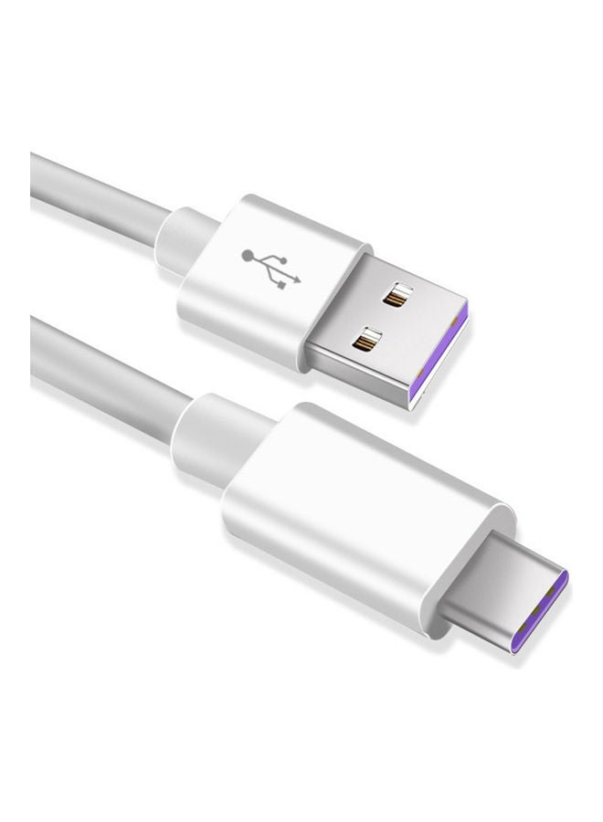 Type C 5A Fast Charging Cable 2meter White  - Image 3