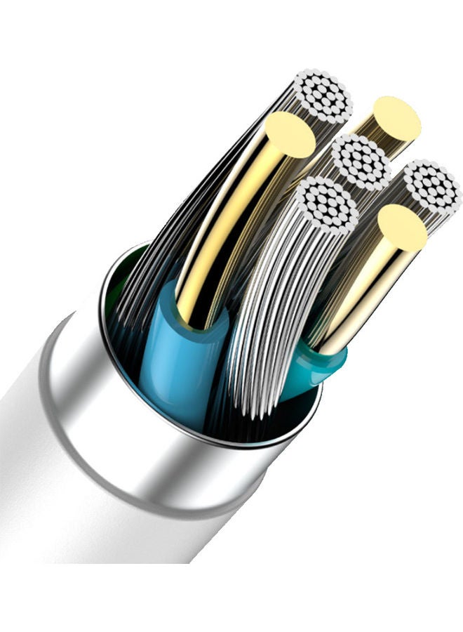 Type C 5A Fast Charging Cable 2meter White  - Image 4