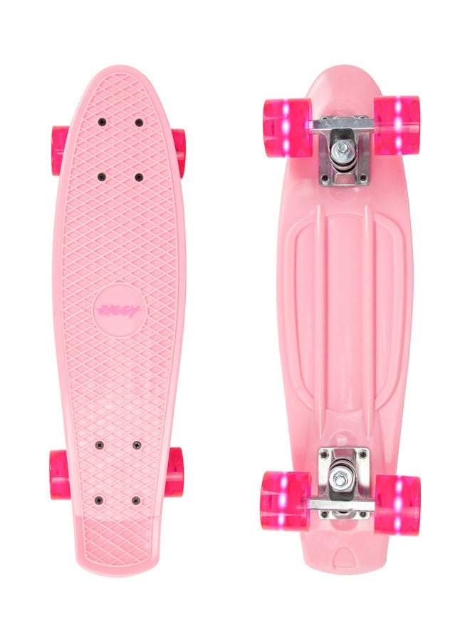 Ziggy LED Light Up Skateboard for Kids Ages 6-12, Teens and Adults with Strong Aluminum Trucks and Lighted PU Wheels; Mini Cruiser Kid Skateboard for Girls and Boys Beginners 22inch  - Image 1