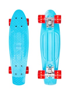Ziggy LED Light Up Skateboard for Kids Ages 6-12, Teens and Adults with Strong Aluminum Trucks and Lighted PU Wheels; Mini Cruiser Kid Skateboard for Girls and Boys Beginner 22inch  - Image 1