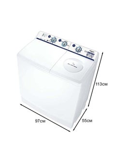 Semi Automatic Washing Machine PS1405SJ3CGXWH White