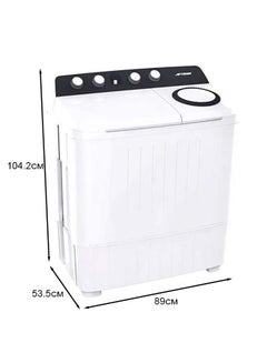AFTRON Twin Tub Washing Machine 12Kg AFW12600X White  - Image 1