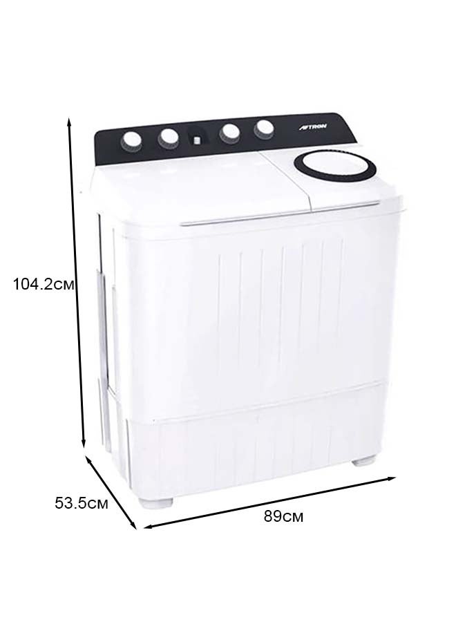 أفترون غسالة بحوضين سعة 12 كجم AFW12600X أبيض - Image 1