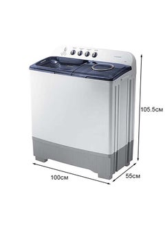 Samsung Semi Automatic Top Load Washing Machine 410 W WT15K5200MB/GU White  - Image 1