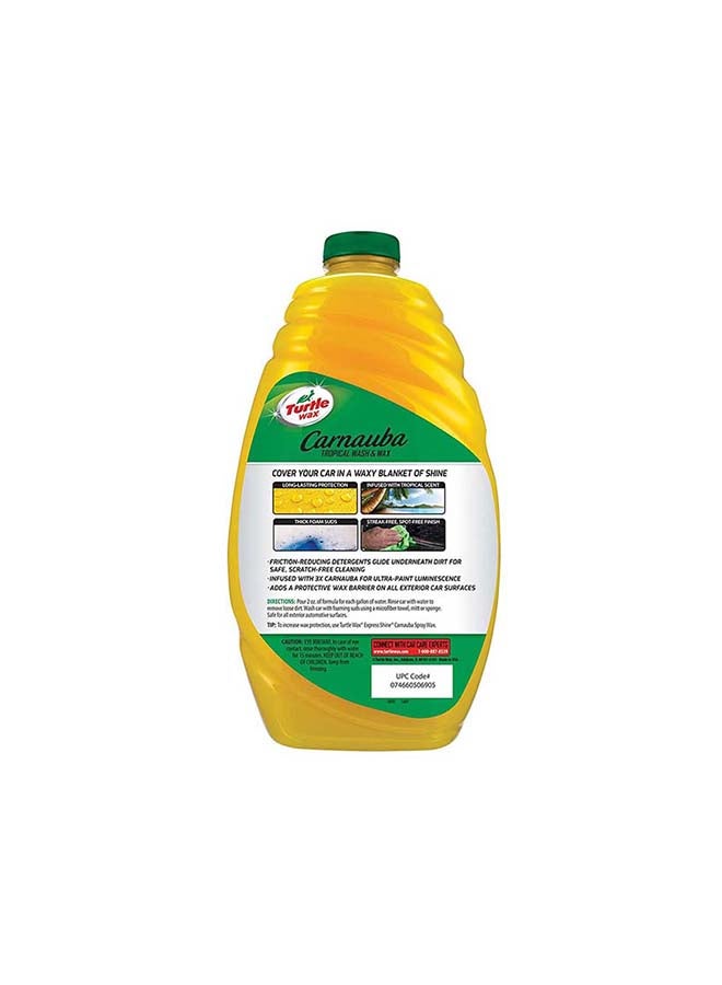 Turtle wax Turtle Wax 50690, 1.42L, Carnauba Tropical Wash & Wax  - Image 2