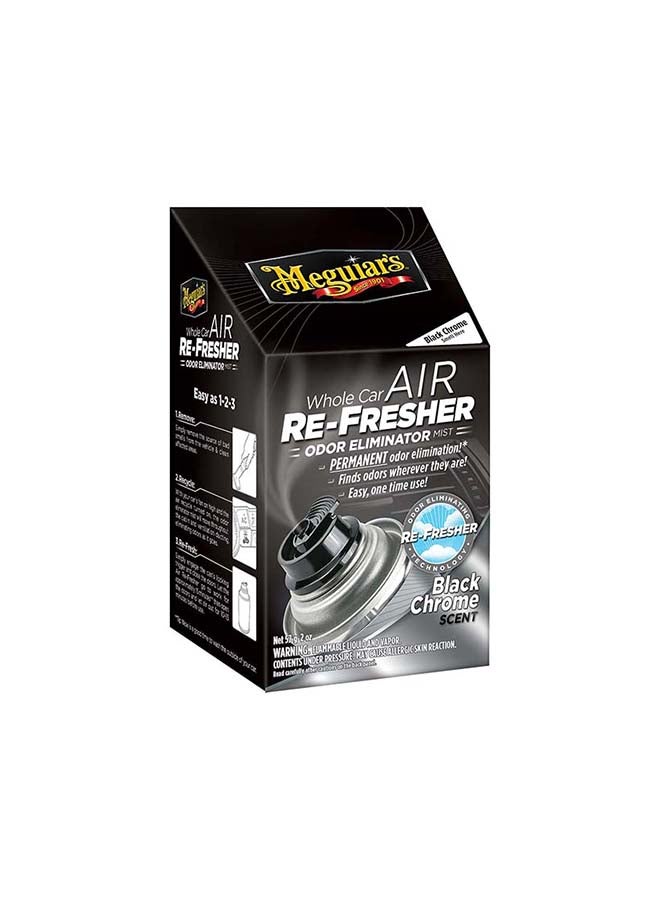 Meguiar's Meguiar's G181302, 57g, Whole Car Air Re-Fresher Odor Eliminator Mist, Black Chrome Scent, 2oz.  - Image 2