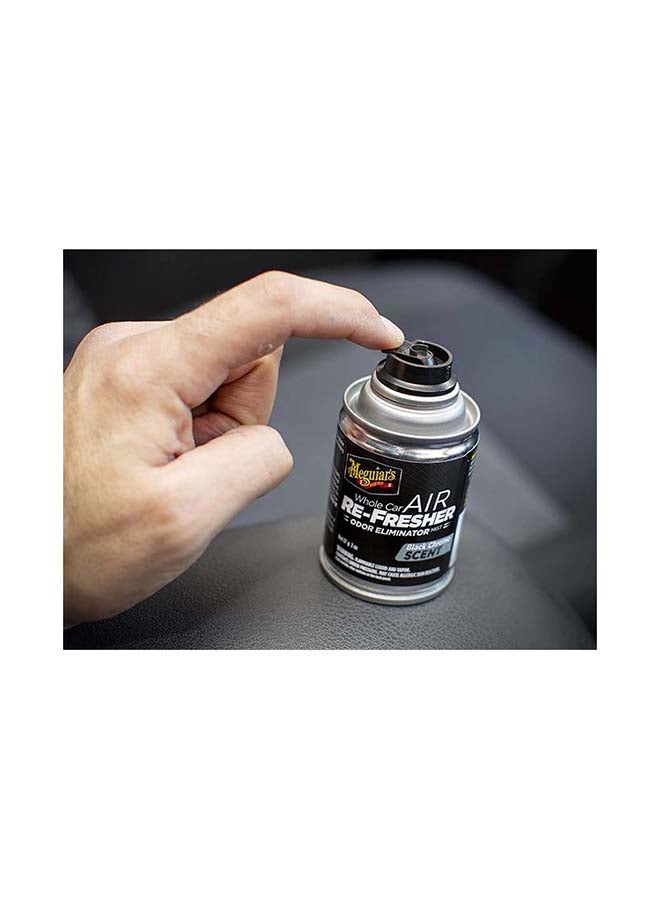 Meguiar's Meguiar's G181302, 57g, Whole Car Air Re-Fresher Odor Eliminator Mist, Black Chrome Scent, 2oz.  - Image 4