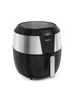 Easy Fry Air Fryer, XXL Capacity, Serves Up to 8, Adjustable Temperature From 80 to 200 °C, 8 Preset Menus, 60-Minute Timer, Auto Shut-Off, Dishwasher-Safe Removable Parts 5.6 L 1800 W EY701D28 Black / Silver - v1636980436/N51654530A_1