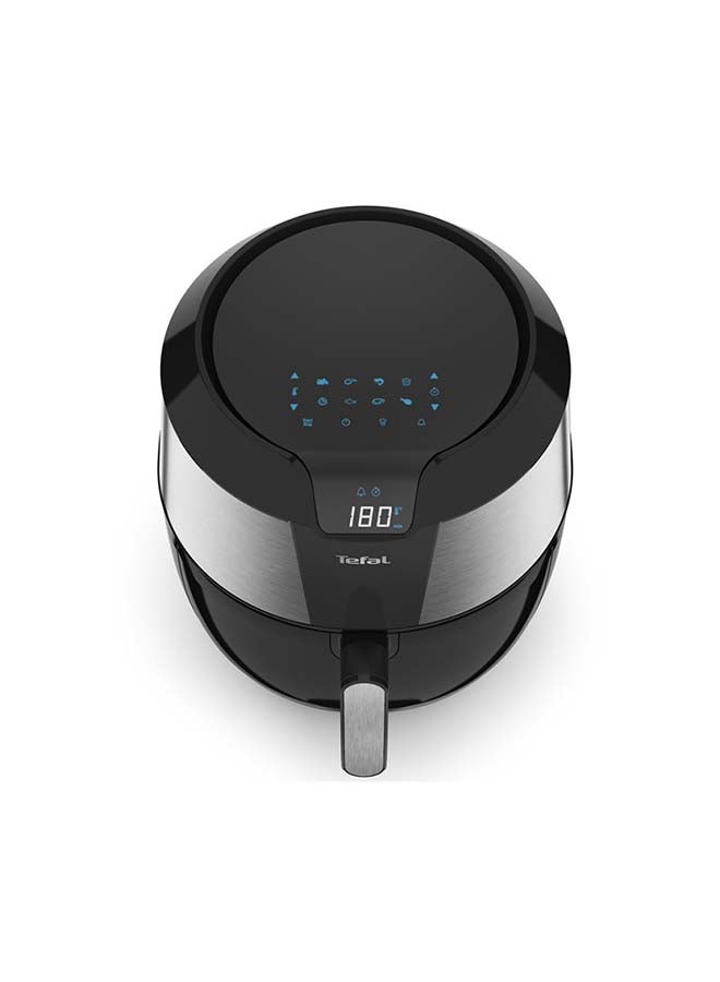 Tefal - Easy Fry Air Fryer, XXL Capacity, Serves Up to 8, Adjustable Temperature From 80 to 200 °C, 8 Preset Menus, 60-Minute Timer, Auto Shut-Off, Dishwasher-Safe Removable Parts 5.6 L 1800 W EY701D28 Black / Silver - Image 1
