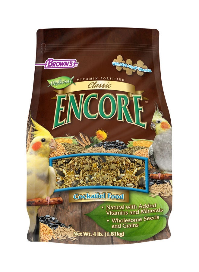 BROWN'S Encore Classic Natural Parrot Food Multicolour 1.81kg - Image 1