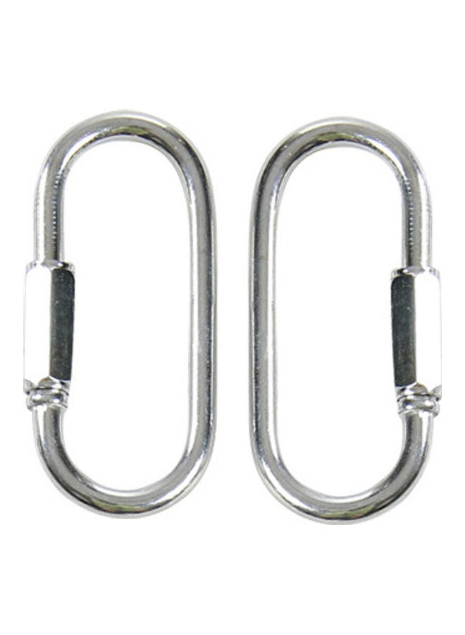 جساي تويز خطاف تعليق على شكل حرف O لسلسة التأرجح كويك لينك فضي 8.11 X 3.56 X 0.58سم - Image 5