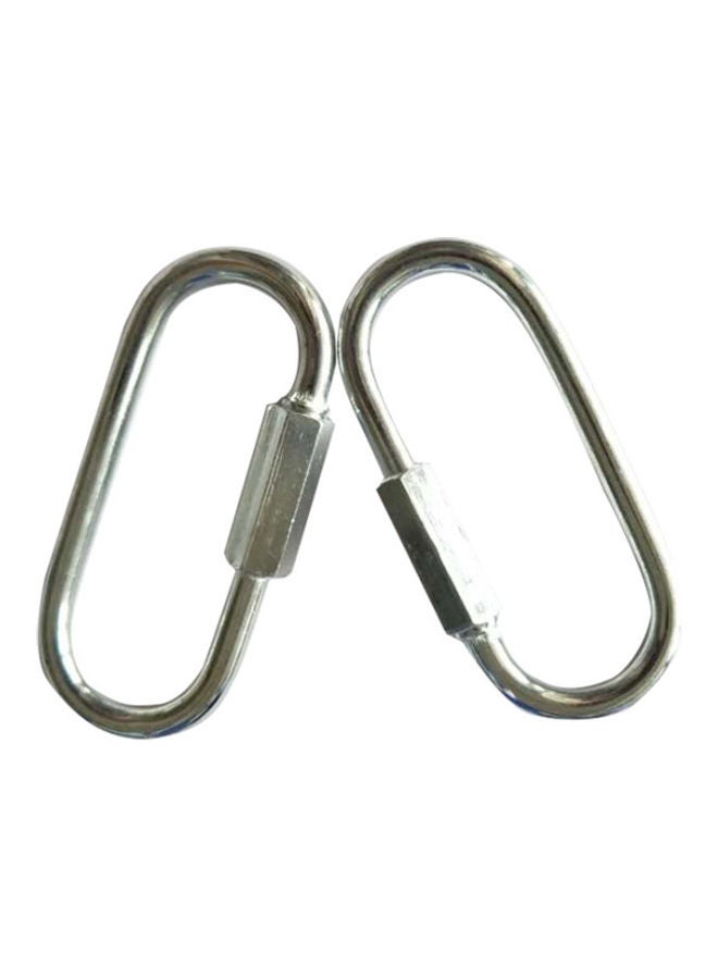 جساي تويز خطاف تعليق على شكل حرف O لسلسة التأرجح كويك لينك فضي 8.11 X 3.56 X 0.58سم - Image 4